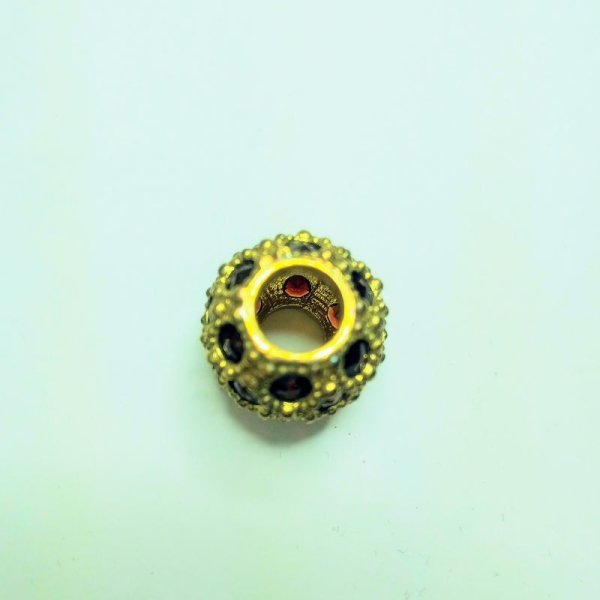 画像2: チェコガーネット  球型ペンダントヘッド (2)