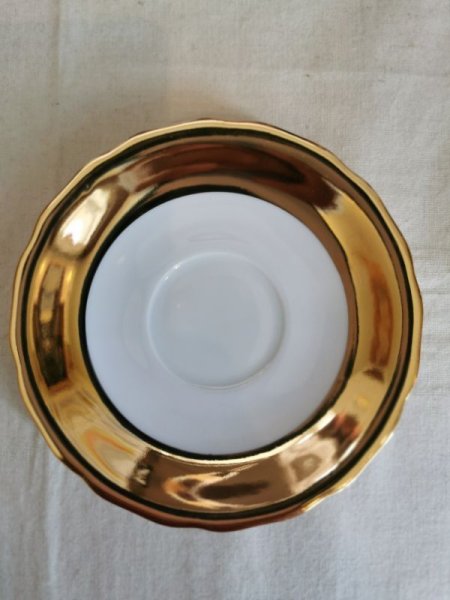 画像2: リエンダー  カップ&ソーサ ゴールド (2)