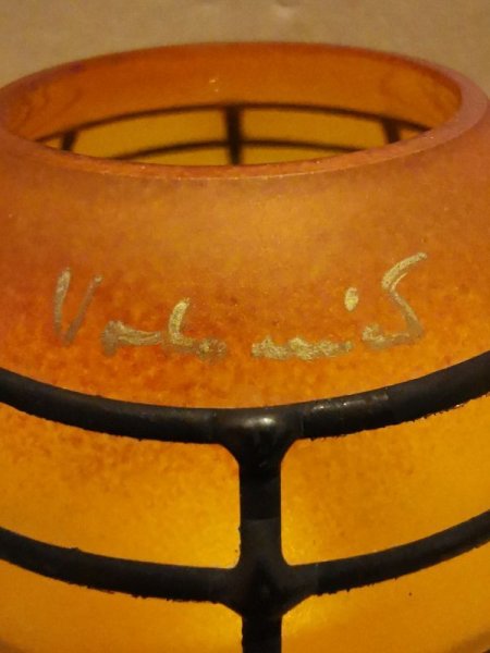 画像2: アートガラス イエロー (2)