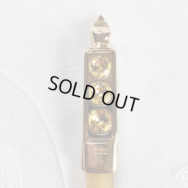 画像3: イタリアムラーノガラス&チタンコーティング爪やすり　イエロー (3)