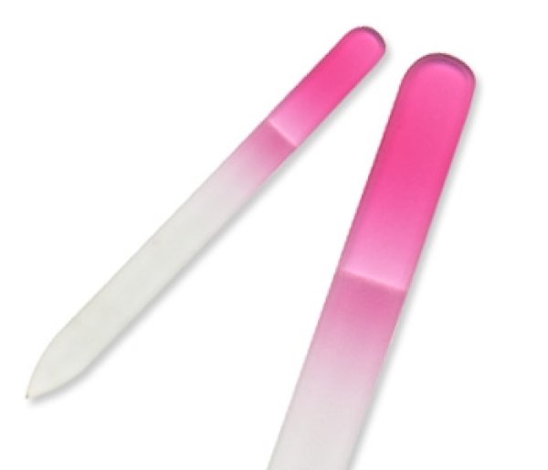 画像1: ピンク  -カラー片面爪やすり (1)